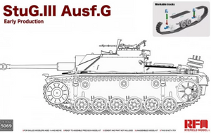 RFM - 1/35 StuG. III Ausf. G Early Production with Workable Track Links