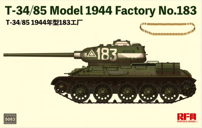 RFM - 1/35 T-34/85 Model 1944 Factory No.183