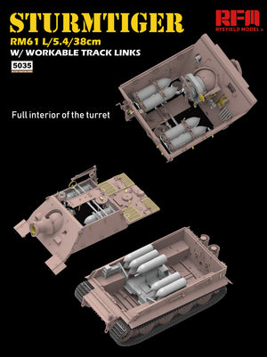 RFM - 1/35 Strumtiger w/ Workable Track Links