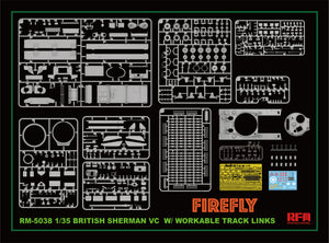 RFM - 1/35 British Sherman VC "Firefly" w/ Workable Track Links