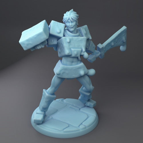 RGB Dungeon - Gelatinous Cube Hunter - Male (Twin Goddess Miniatures)