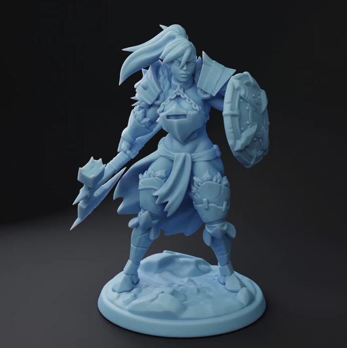 RGB Dungeon - Ankh, the Orc Forge Cleric (Twin Goddess Miniatures)
