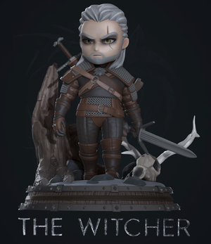 RGB Dungeon - Geralt - The Witcher (Chibi) (Nom Nom Figures)