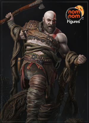 RGB Dungeon - Kratos - God of War (75mm) (Nom Nom Figures)