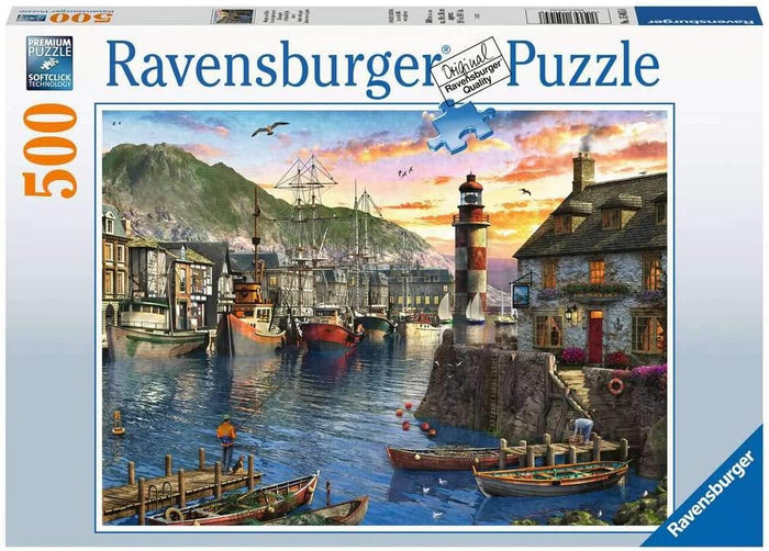 Ravensburger - Sunrise at the Port (500pcs)