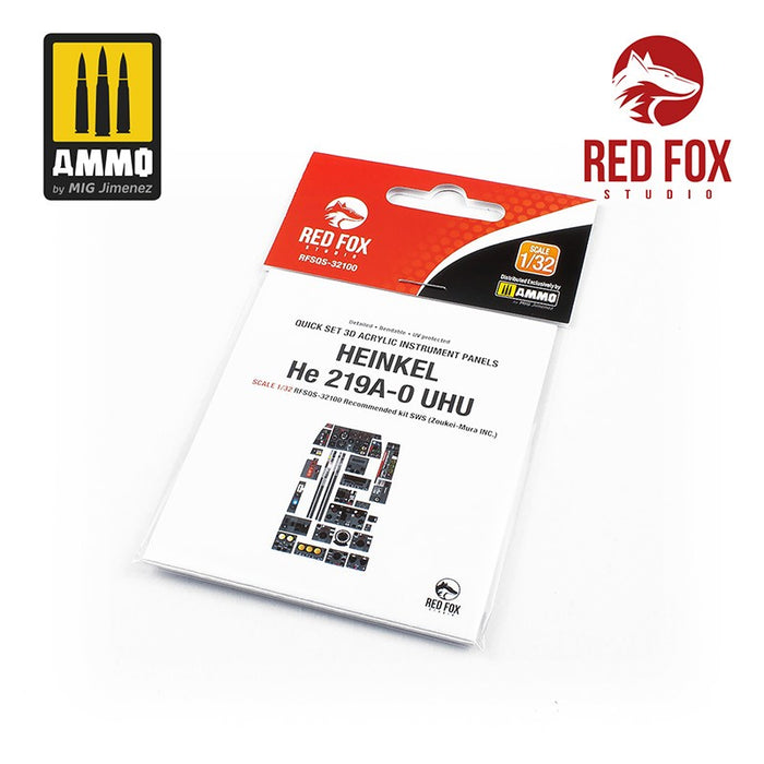 Red Fox Studio 32100 - 1/32 Heinkel He 219A-0 "UHU" (for SWS Zoukei-Mura INC. kit)