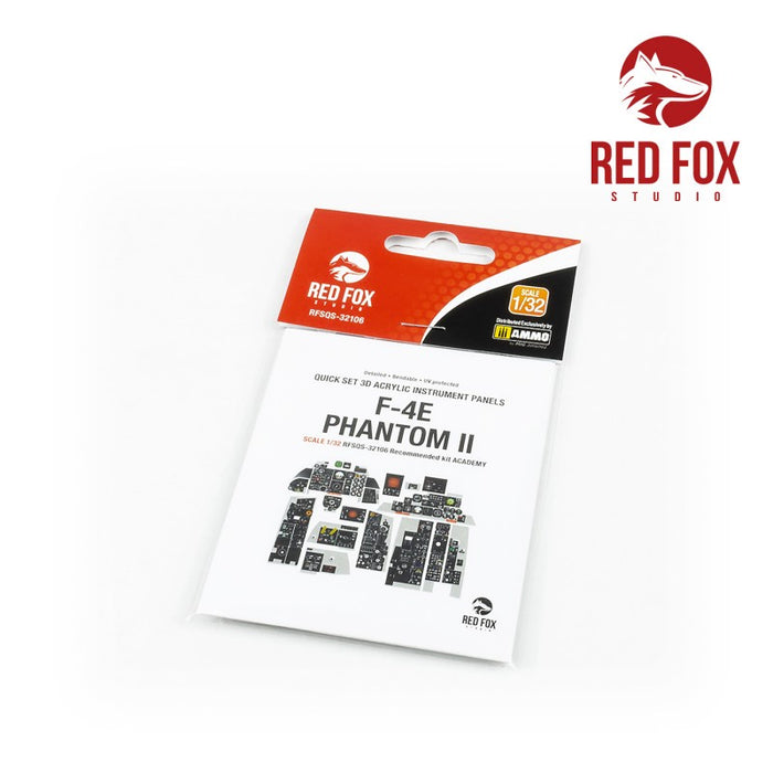 Red Fox Studio 32106 - 1/32 - F-4E Phantom II (for Academy kit)
