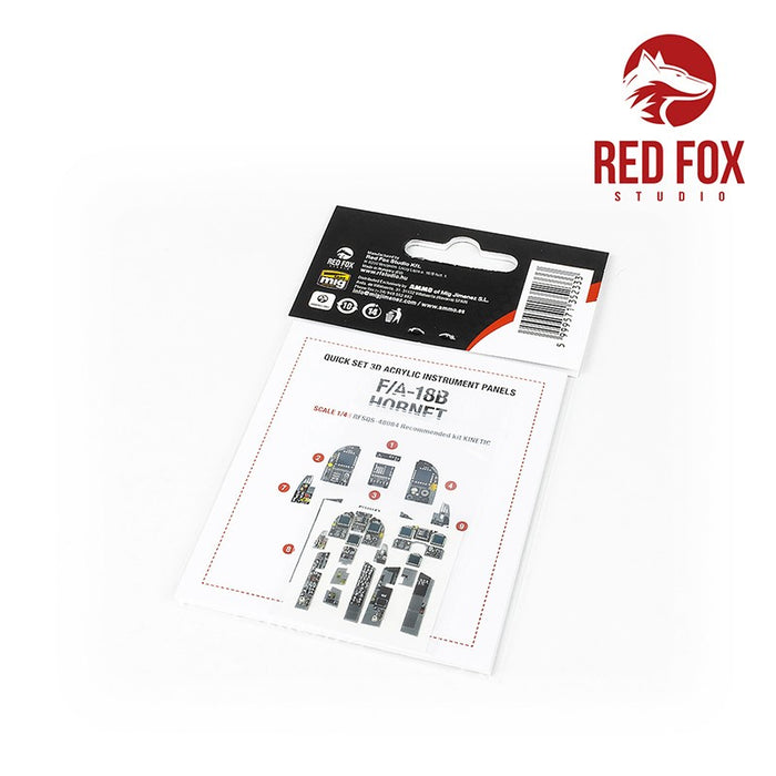 Red Fox Studio 48084 - 1/48 F/A-18B Hornet (for Kinetic kit)