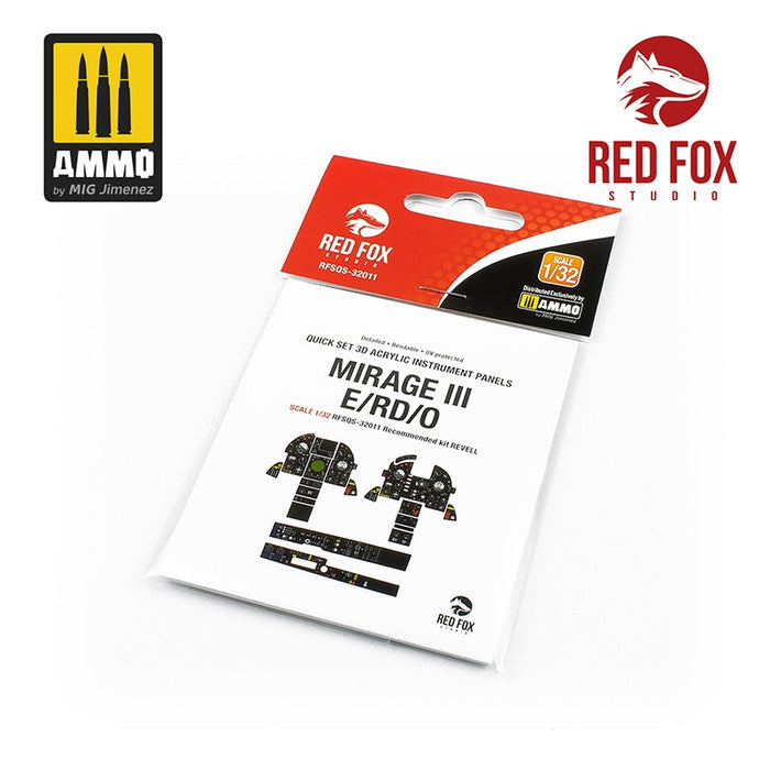 Red Fox Studio 32011 - 1/32 Mirage III E/RD/O (for Revell kit)
