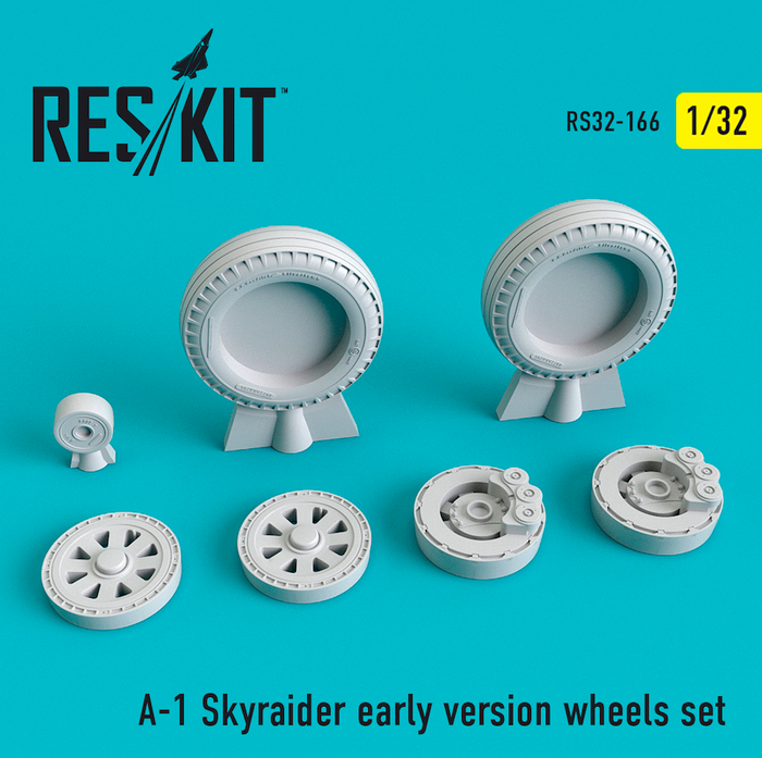 Reskit - 1/32 A-1 Skyraider Early Version Wheels Set (RS32-0166)