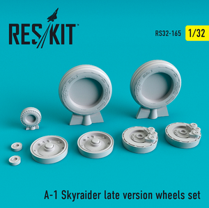 Reskit - 1/32 A-1 Skyraider Late Version Wheels Set (RS32-0165)