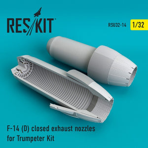 Reskit - 1/32 F-14 (D) Closed Exhaust Nozzles for Trumpeter Kit (RSU32-0014)