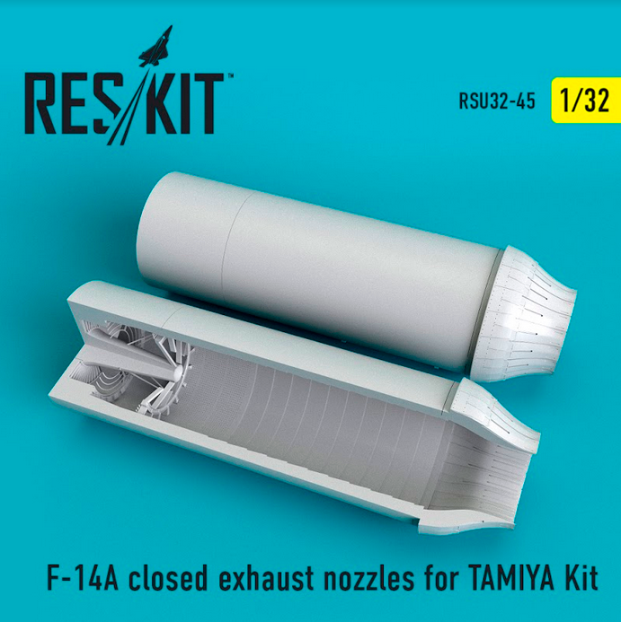 Reskit - 1/32 F-14A Closed Exhaust Nozzles for TAMIYA Kit (RSU32-0045)