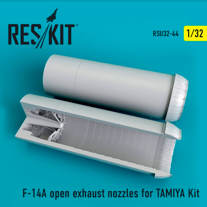 Reskit - 1/32 F-14A Open Exhaust Nozzles for TAMIYA Kit (RSU32-0044)
