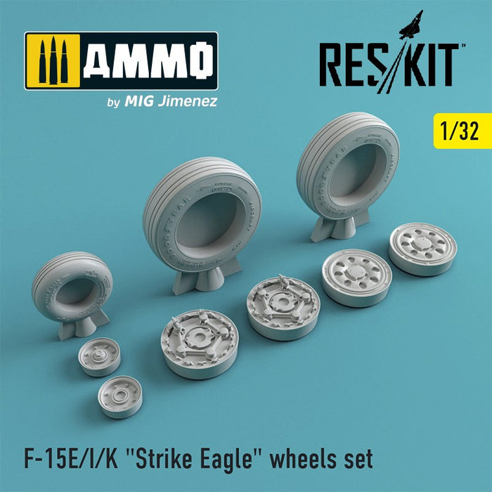 Reskit - 1/32 F-15 (E/I/K) "Strike Eagle" wheels set (RS32-0021)