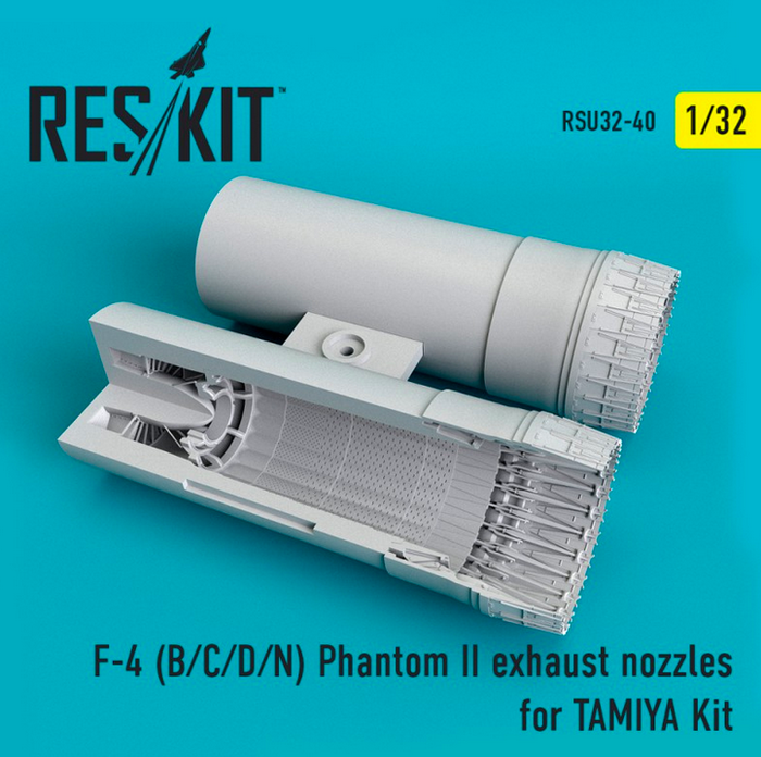 Reskit - 1/32 F-4 (B/C/D/N) Phantom Exhaust Nozzles for TAMIYA Kit (RSU32-0040)