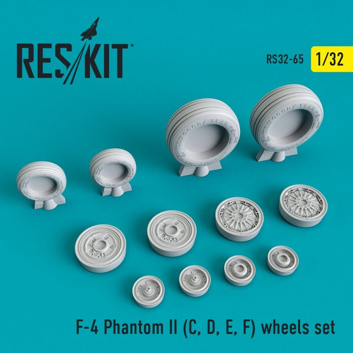 Reskit - 1/32 F-4 Phantom II (C, D, E, F) wheels set (RS32-0065)
