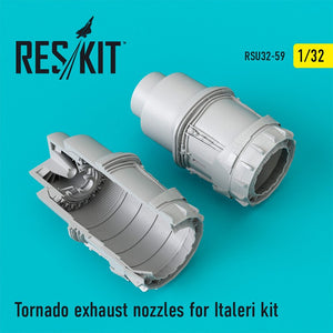 Reskit - 1/32 Tornado Exhaust Nozzles for Italeri kit (RSU32-0059)