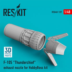 Reskit - 1/48 F-105 "Thunderchief" Exhaust Nozzle for HobbyBoss kit (RSU48-0139)