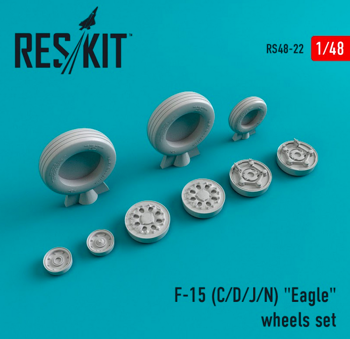 Reskit - 1/48 F-15 (C/D/J/N) "Eagle" Wheels Set (RS48-0022)