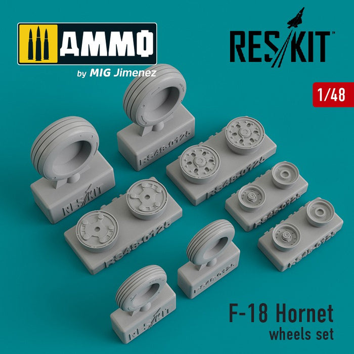 Reskit - 1/48 F-18 Hornet wheels set (RS48-0125)