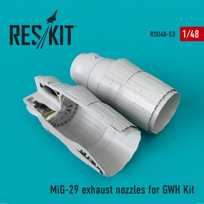 Reskit - 1/48 MiG-29 Exhaust Nozzles for GWH Kit (RSU48-0053)