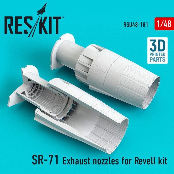 Reskit - 1/48 SR-71 "Blackbird" Exhaust Nozzles for Revell kit (RSU48-0181)