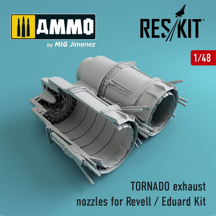 Reskit - 1/48 TORNADO exhaust nozzles for Revell / Eduard Kit (RSU48-0062)