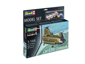 Revell - 1/144 Model Set CH-47D Chinook (Model Set Incl. Paint)