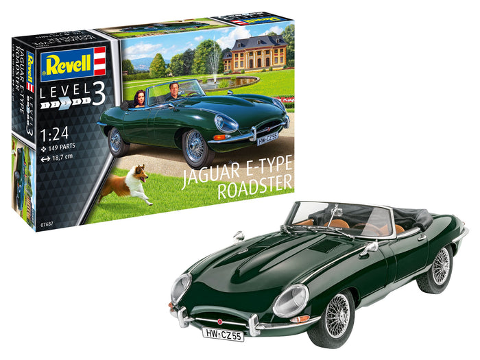 Revell - 1/24 Jaguar E-Type Roadster