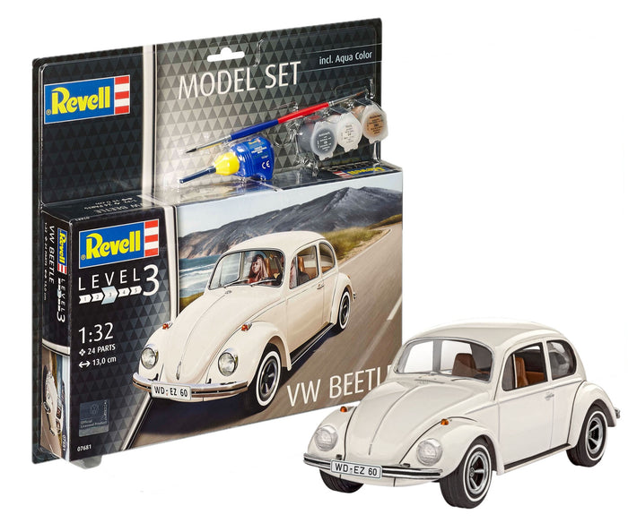 Revell - 1/32 Model Set VW Beetle (Model Set Incl. Paint)