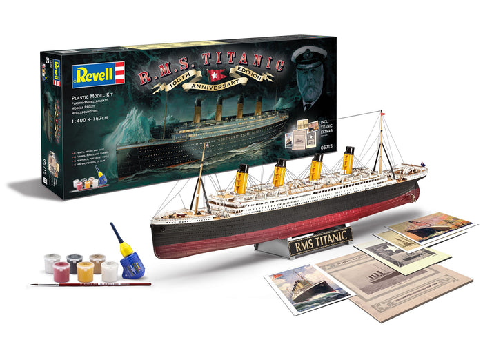 Revell - 1/400 Gift Set R.M.S. Titanic 100th Anniversary (Model Set Incl. Paint)