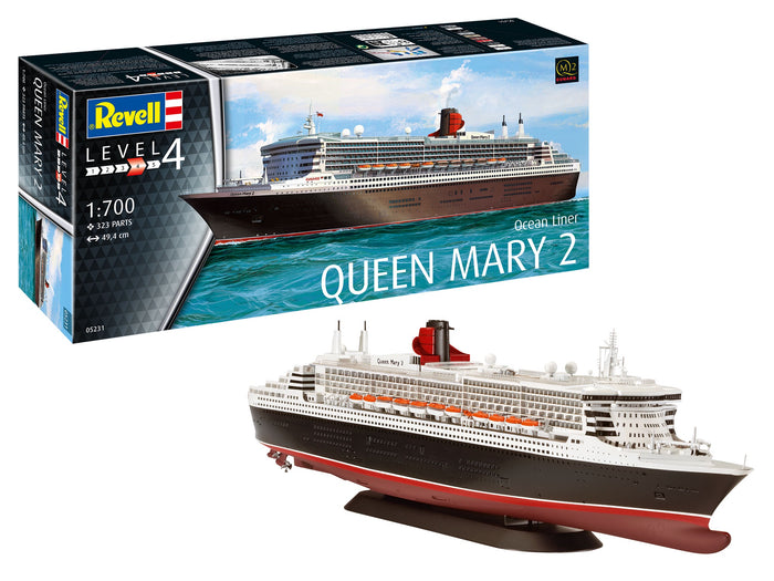Revell - 1/700 Ocean Liner Queen Mary 2