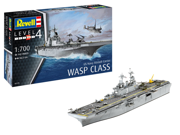 Revell - 1/700 US Navy Assault Carrier WASP Class