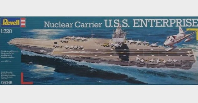 Revell - 1/720 Nuclear Carrier U.S.S. Enterprise CVN-65