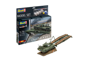 Revell - 1/76 Model Set Churchill A.V.R.E. (Model Set Incl. Paint)