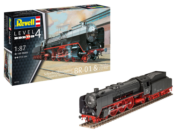 Revell - 1/87 Express Locomotive BR01 & Tender 2'2' T32