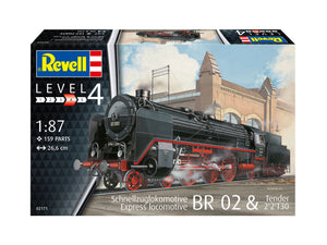Revell - 1/87 Express Locomotive BR02 & Tender 2'2' T30
