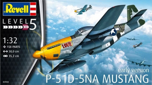 Box of the Revell - 1/32 P-51D-5NA Mustang (early version)