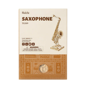 Robotime - Saxophone packaging