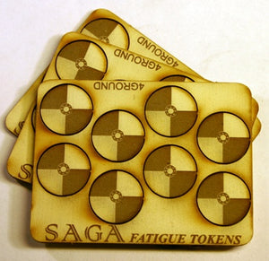 Gripping Beast - MDF Fatigue Markers - Round Shields