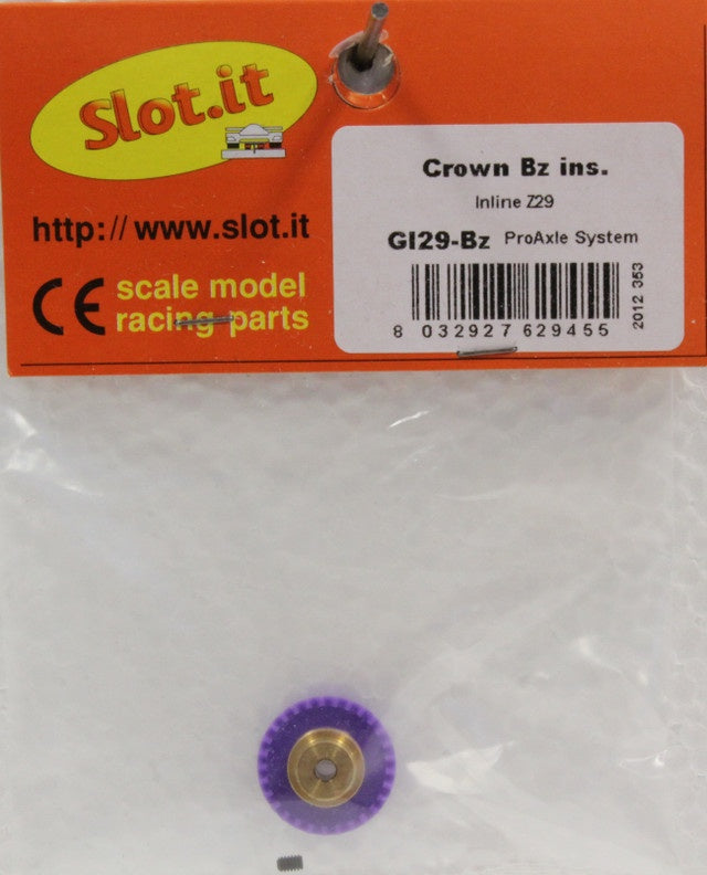 Slot.It - 29t Step 2  Crown Inline 0mm Offset Bronze