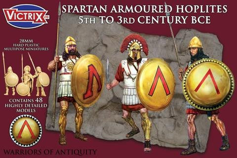Victrix - Spartan Armoured Hoplites (48 Plastic Figs.)