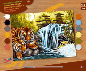 KSG - Paint By Numbers Senior - Serenity - Tigers