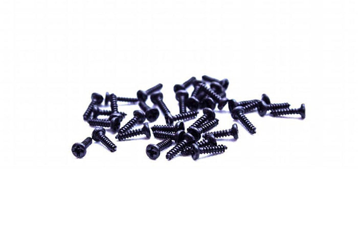 SRC - M1.2 Screws 3mm - Black (50pcs)