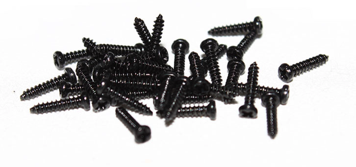 SRC - M1 Screws 3mm - Black (50pcs)