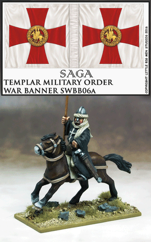 Gripping Beast - Military Order War Banner & Bearer (Templar)