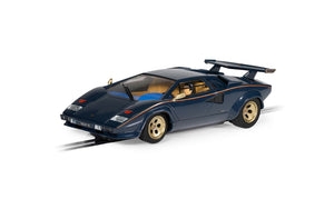 Scalextric - C4411 Lamborghini Countach - Blue + Gold