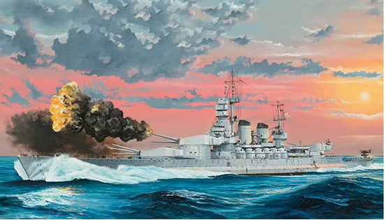 Trumpeter - 1/350 Italian Navy Battleship RN Littorio 1941