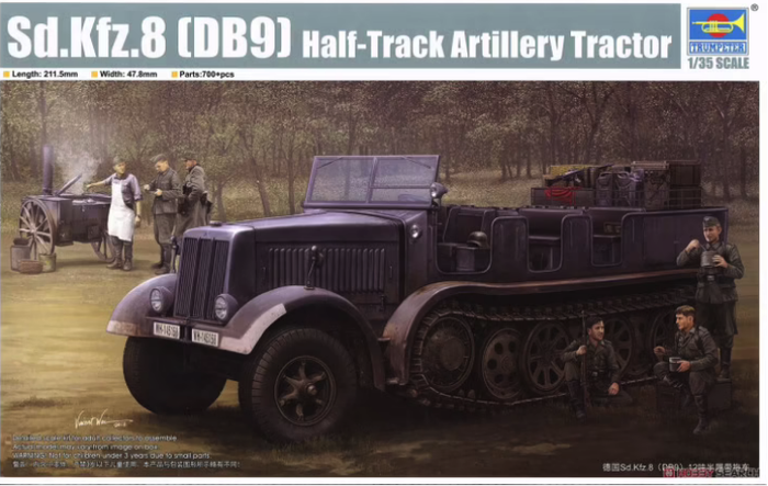 Trumpeter - 1/35 Sd.Kfz.8 (DB9) Half-Track Artillery Tractor